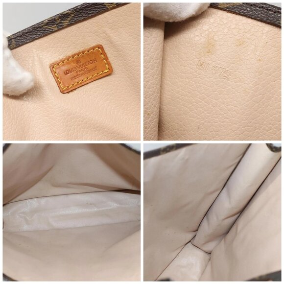 LOUIS VUITTON Monogram Sac Plat Hand Bag M51140 LV Auth 139114 - Picture 15 of 16